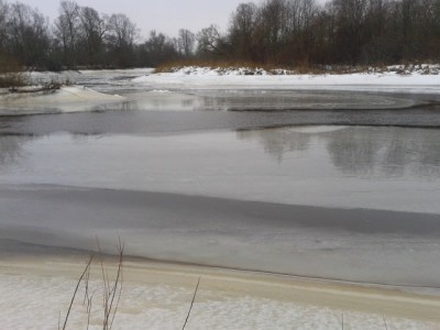 Must ja Koiva saavad siin kokku...Mõlemi peal oli triibuke vaba vett.